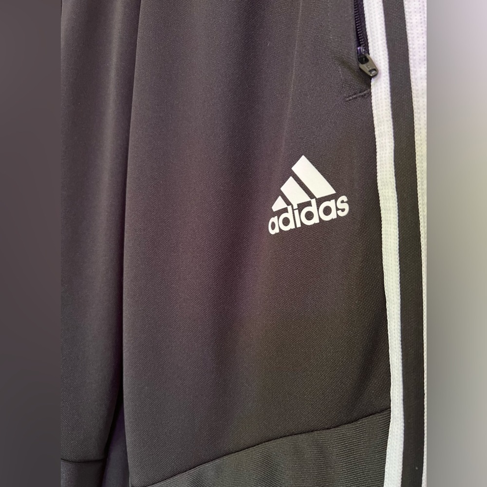 ADIDAS Climacool Jogger Fitted Zip Leg Black Track Pants Men Small